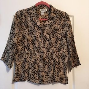Robbie Bee Silk Blouse